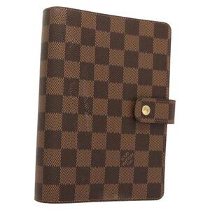 LOUIS VUITTON Damier Ebene Agenda MM Day Planner Cover